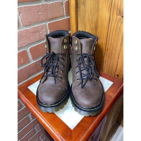 Vintage 2004 Dr Doc Martens Air Wair AW004 Mens Sz 11 Leather Combat Boo… - Picture 1 of 10